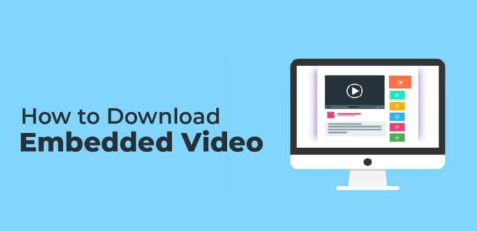 download embedded video