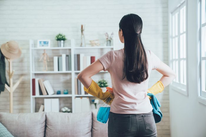 keeping a house clean and orderly