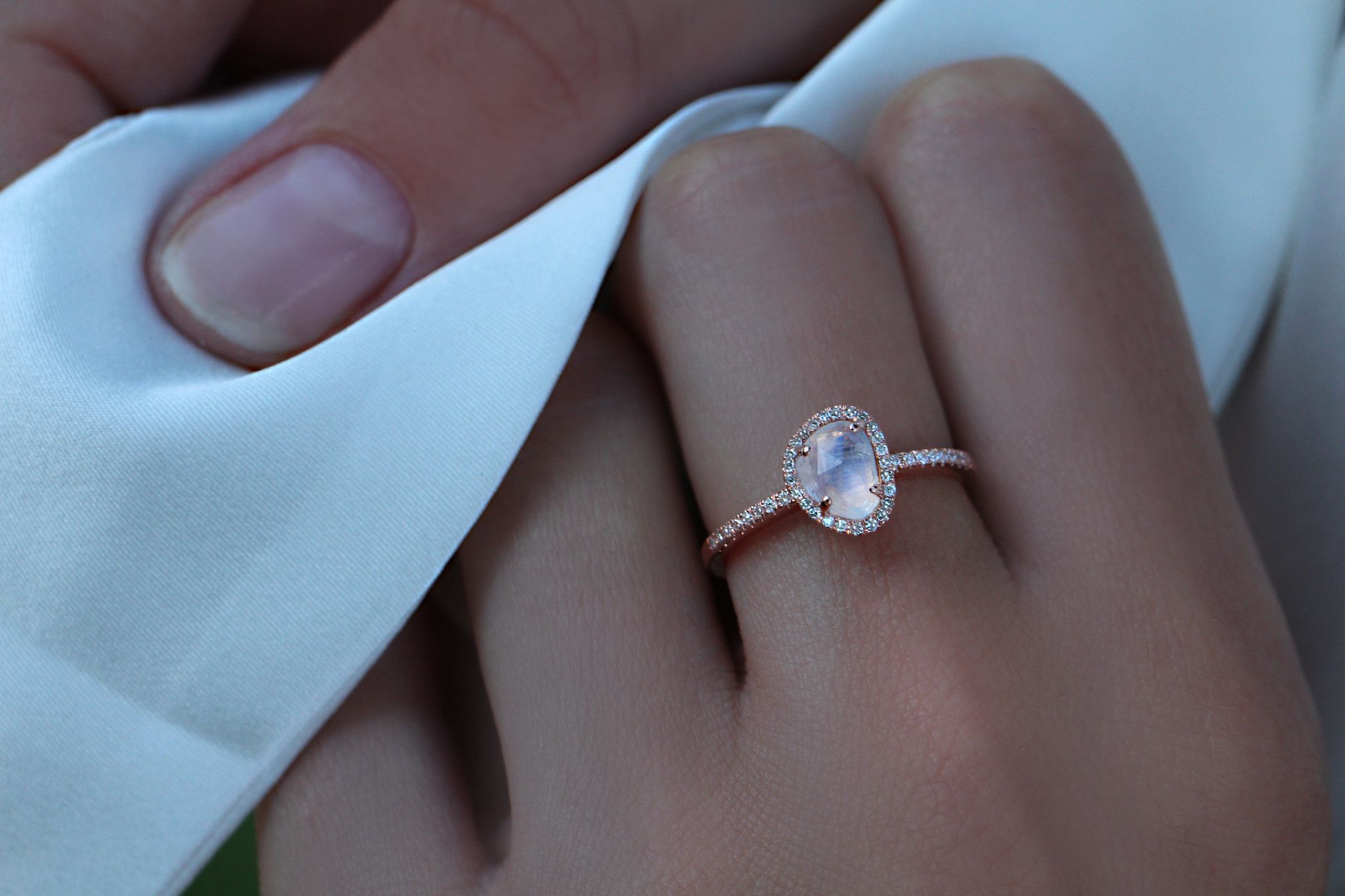 The Mystical Moonstone Ring