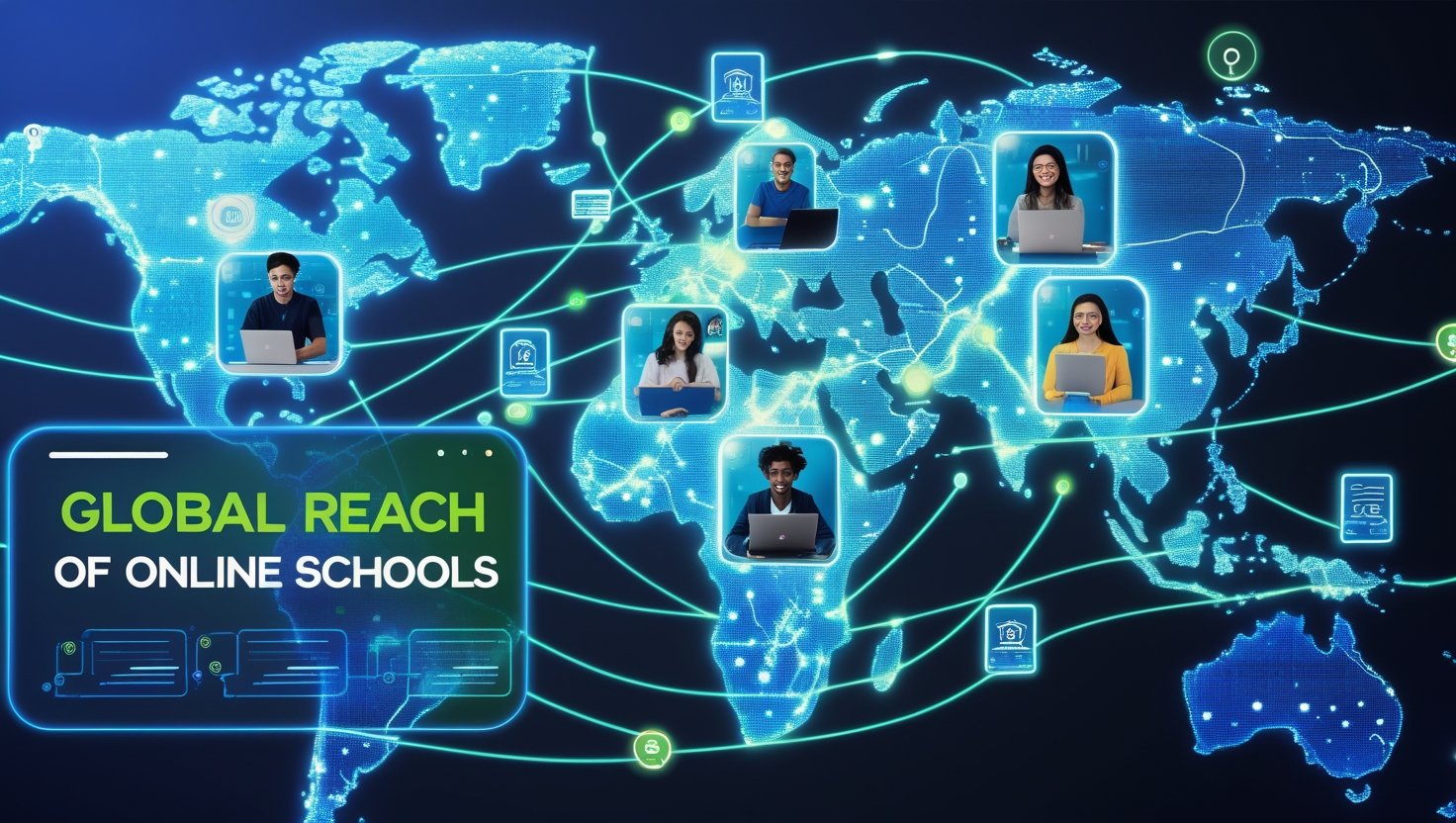 Global Reach of Online Schools | How They Connect Students Worldwide: